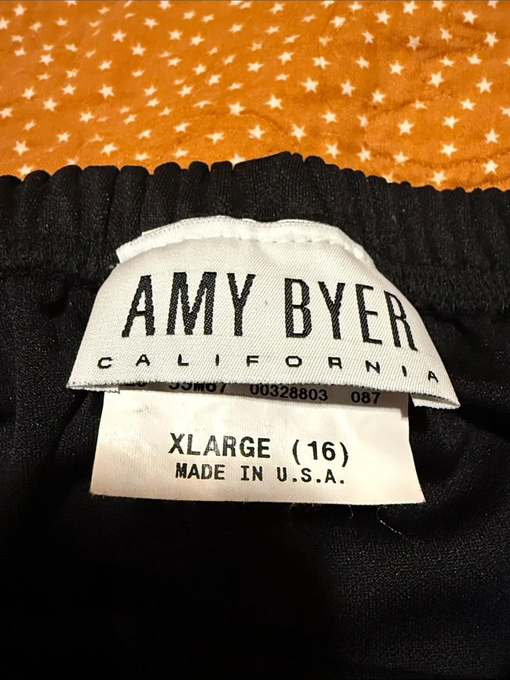 Vintage Y2K Amy Byer Black Maxi Skirt with Side Slit and Chain Detail